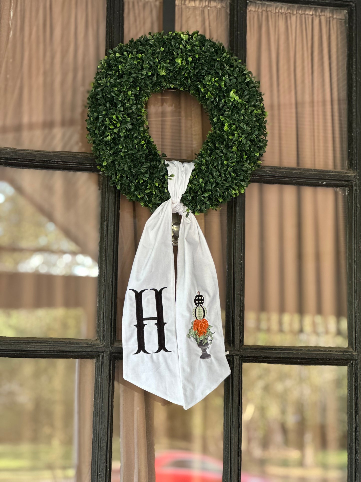 Wreath Sash